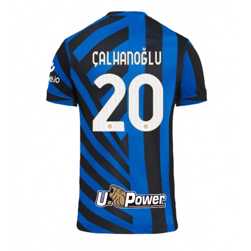 Moški Nogometni dresi Inter Milan Hakan Calhanoglu #20 Domači 2024-25 Kratek Rokav